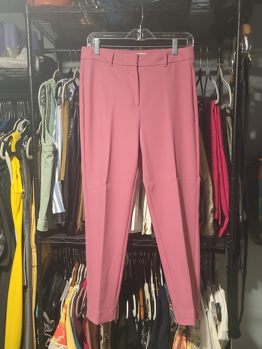 White House Black Market Rose Straight-Leg Dress Pants